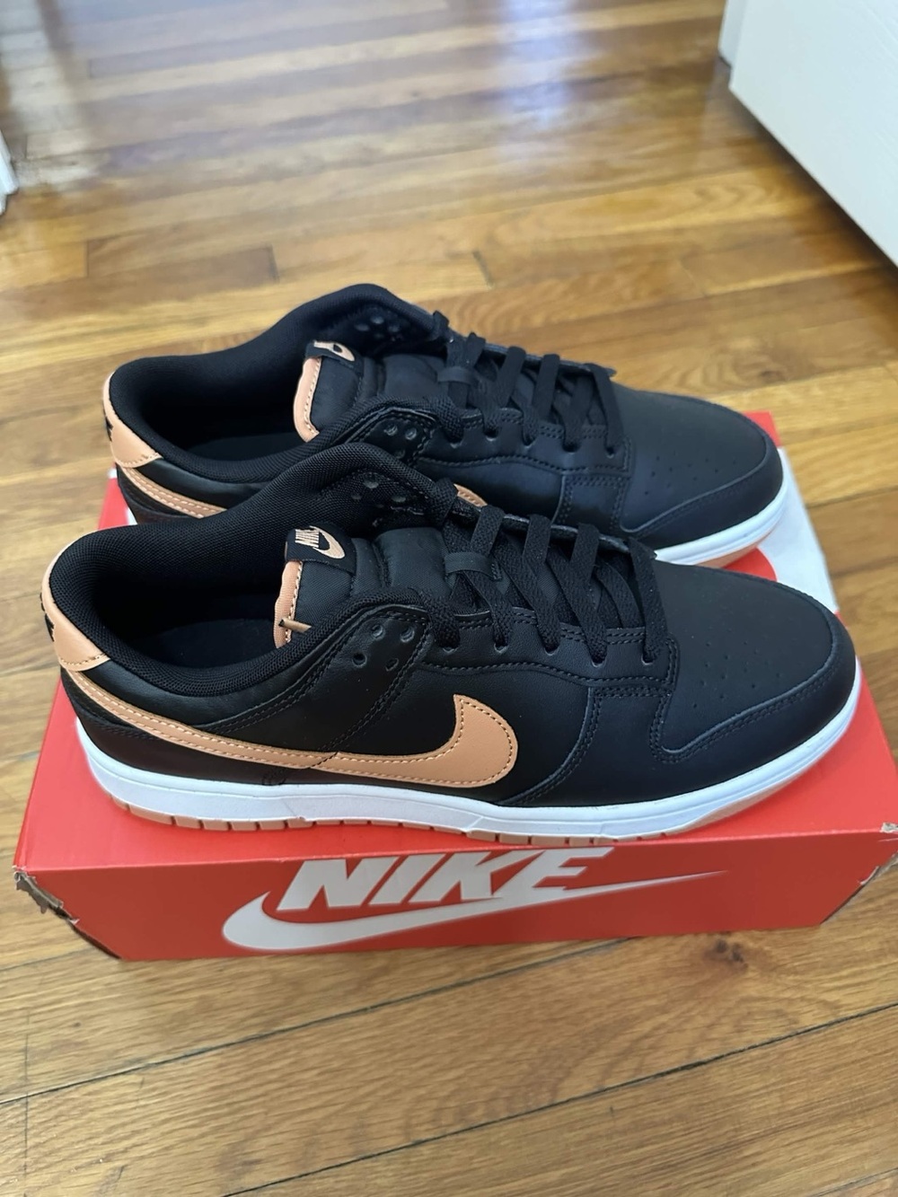 *Slightly Used* Nike Dunk Low Men Black Brown (DV0831-004) Size 10